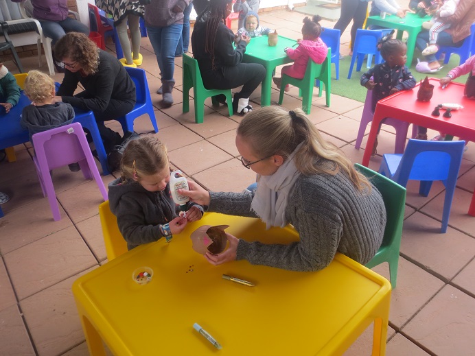 teacher helping